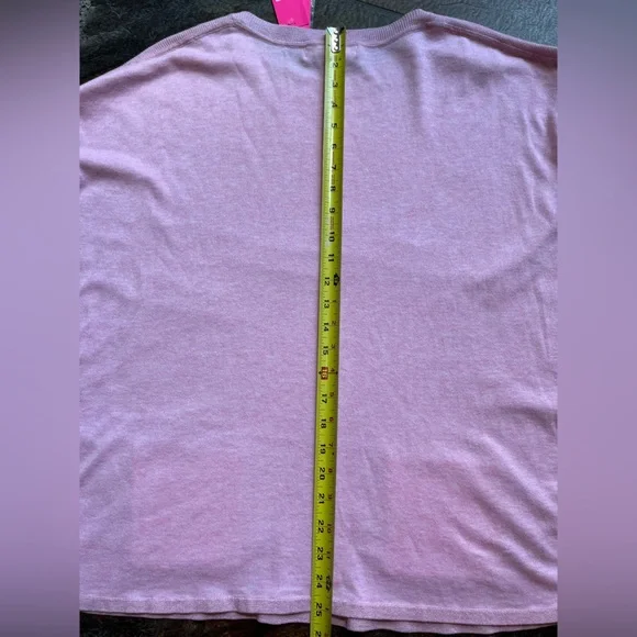 New Lilly Pulitzer pink Cobo oversized cool max light weight twee sweater. XXS - Picture 13 of 14